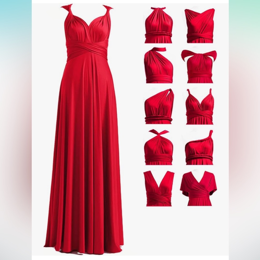 Red Infinity Dress One size- PLUS